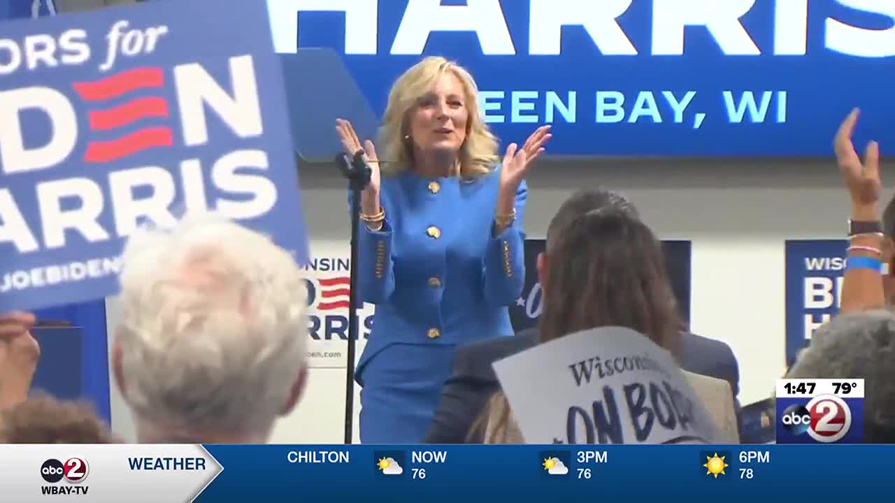 First Lady Jill Biden visits Green Bay to highlight senior issues - Vimarsana News