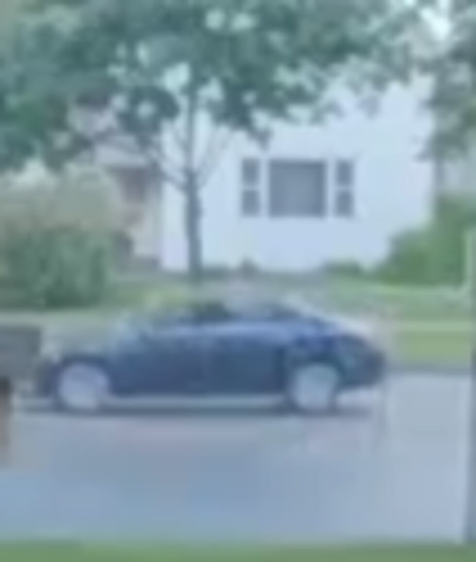 Blue vehicle suspect