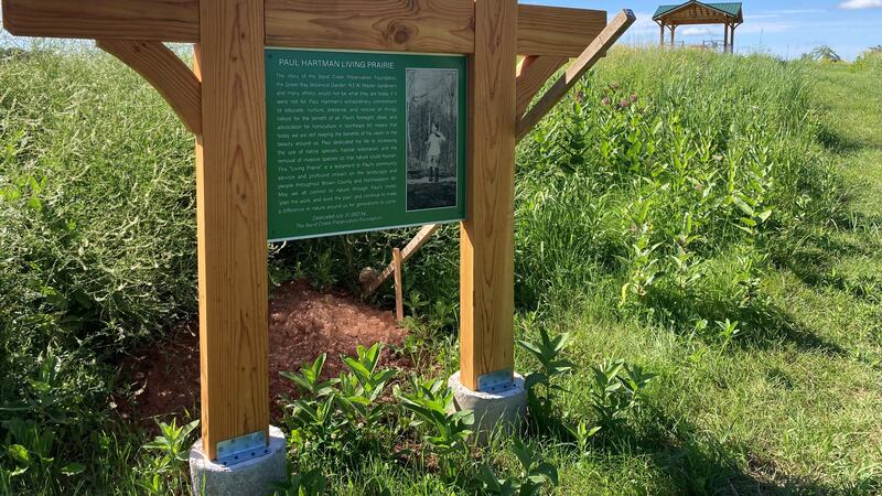 The 17-acre prairie is the latest restoration project completed by the Baird Creek...
