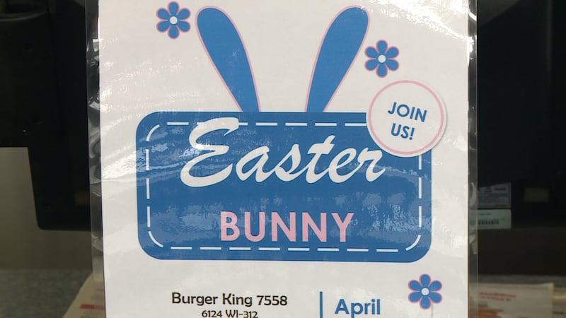 EASTER BUNNY COMING TO BURGER KING