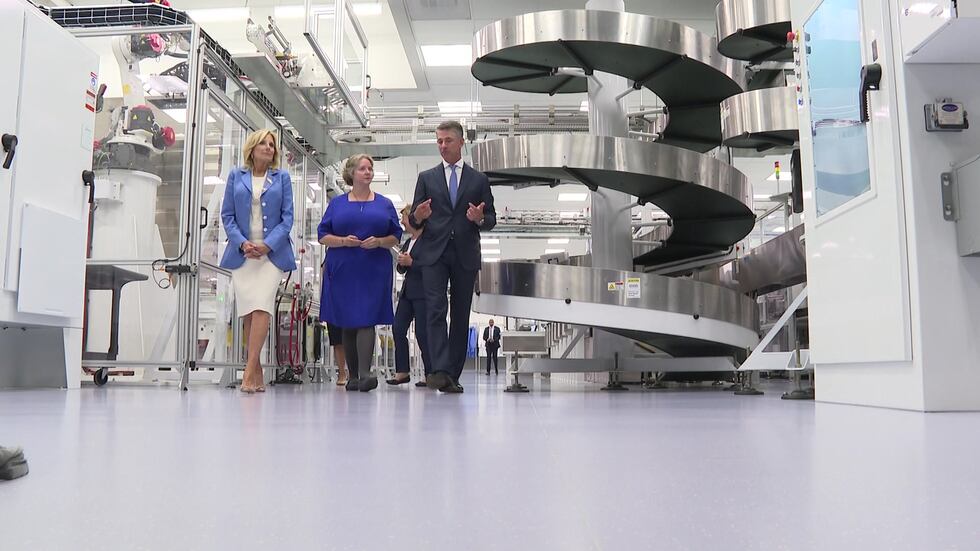 Dr. Jill Biden visits Madison, Wisconsin.