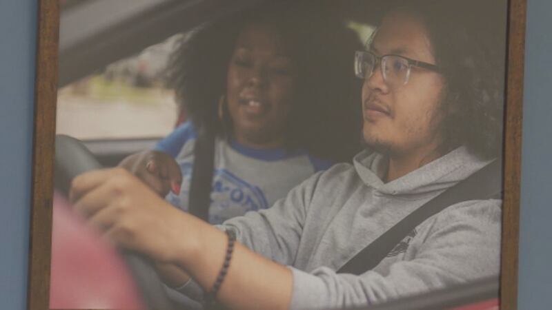 Photo of student driver and instructor at nonprofit Operation Fresh Start