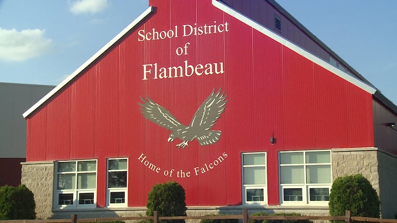 The Flambeau School District building in Rusk County, Wis.