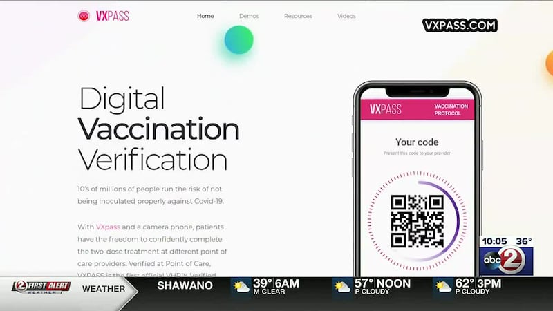 WATCH: Vaccine passport app