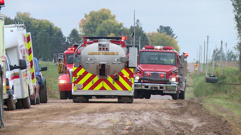Fire personnel reached the scene of the fire.