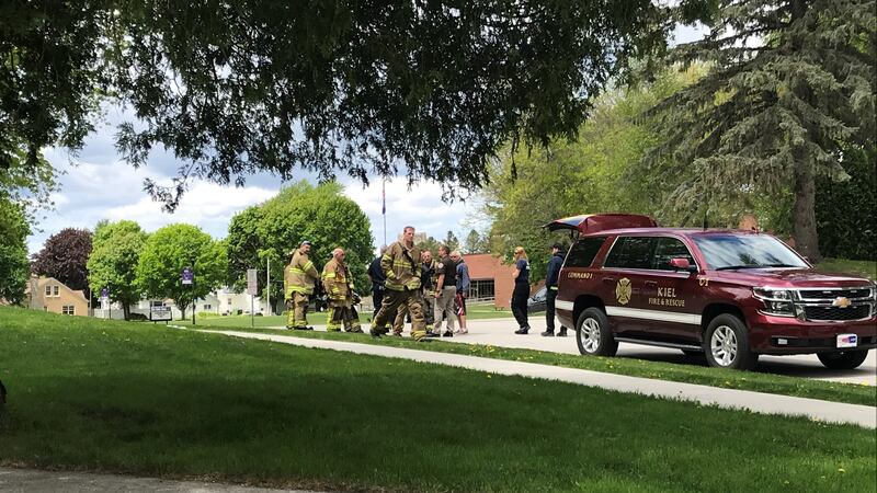 Kiel Middle School evacuated for bomb threat. May 23, 2022.