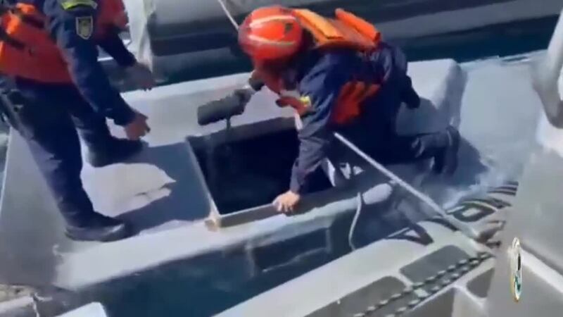 Colombian authorities said they seized almost three tons of cocaine and found two bodies...