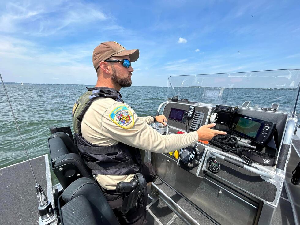 Deputy Cory Knapp works at the Dane Co. Sheriff's Office Marine and Trail Enforcement Bureau